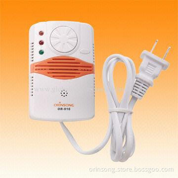 Independent Gas Leak Detector with Plug, AC 220V